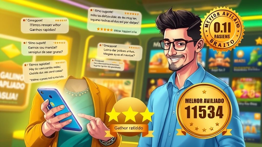 Qual cassino online no Brasil tem as melhores avaliações de usuários reais?